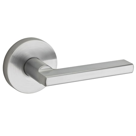 Kwikset Single Cylinder Interior Halifax Lever Trim with Round Rose New Chassis Satin Chrome Finish 971HFLRDT-26D